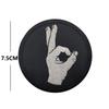 You Looked OK Victory Sign Patch Hook Loop Emblem Badge For Vest Backpack
