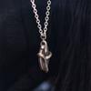 Necklace Retro Round Mountain Ghost Money Coiled Snake Fashionable Spirit Snake Pendant Necklace Transfer Pendant