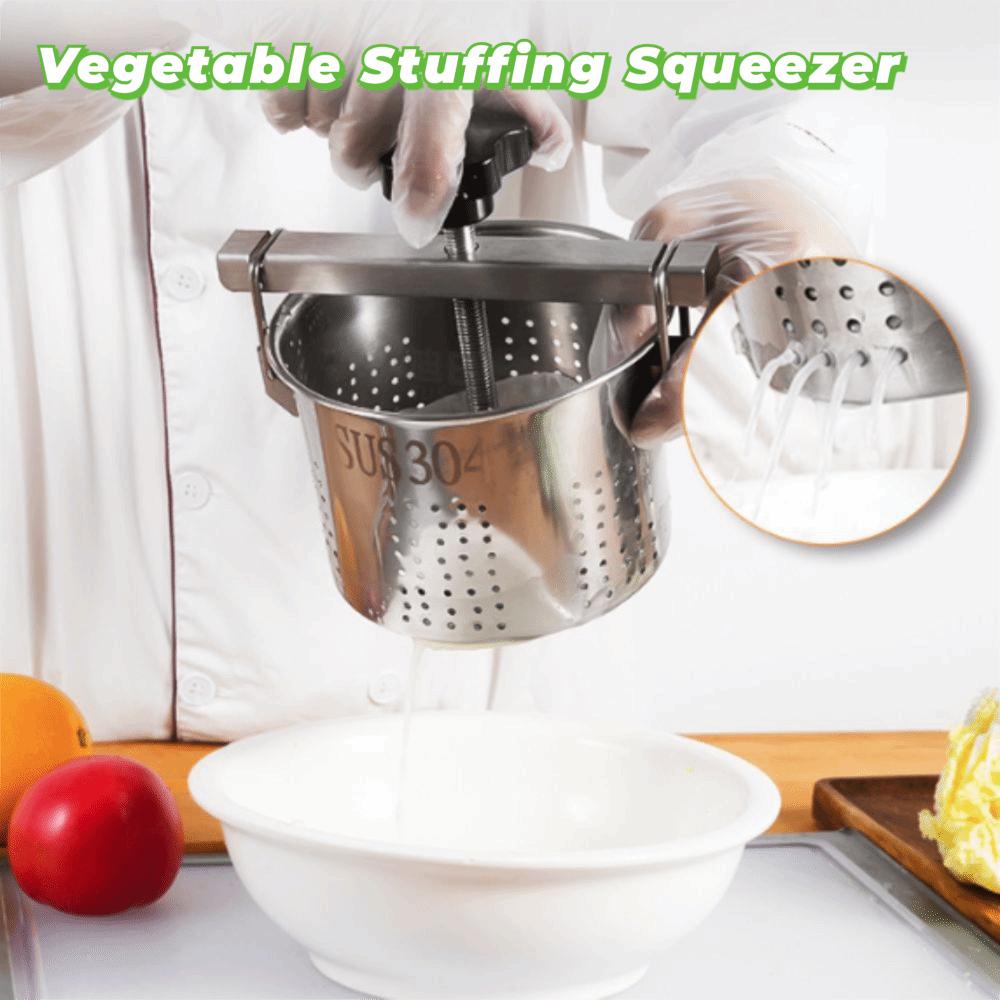 Müheloser Gemüsefüllungs-Auspresser 304 Edelstahl Joghurt-Dehydrator Teigtaschenfüllung
