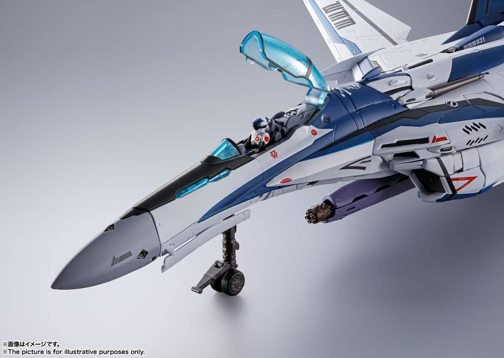 TAMASHII NATIONS DX Chogokin Macross F VF-25 Messiah Valkyrie WORLDWIDE Anniv. Approximately 340mm ABS & Diecast & PVC Painted Movable Figure