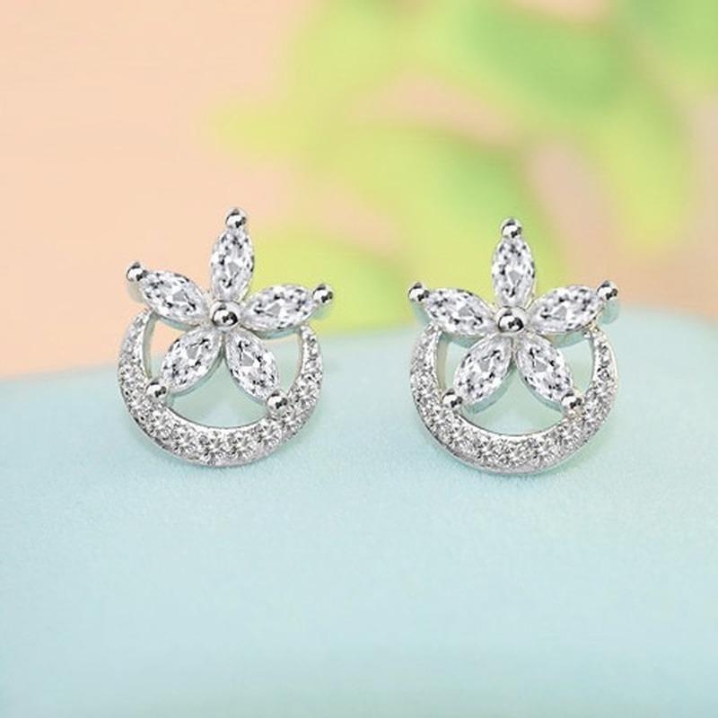 Lindon Ohrringe aus Zirkon-Kupferlegierung, Tropfenohrringe für Frauen, Hochzeit, Party, Geschenke