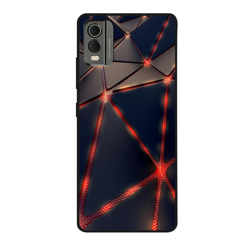 Pentru husă Nokia C32 C 32 Silicon moale Pictată Rezistentă la șocuri Huse spate Pentru Nokia C32 Husă TPU Coques NokiaC32 Desene animate drăguțe