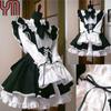 Lolita Maid Dress Dámské Kostýmy servírka Bowknot Volán Gotické Cosplay Maškarní šaty