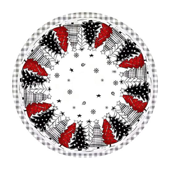 36 Inch Christmas Tree Skirt Cute Snowman/Gnome Rustic Xmas Tree Skirt