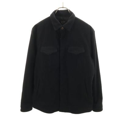 Tabloid News Made In Japan Wool Blend Shirt Jacket 2 Black Men's Used