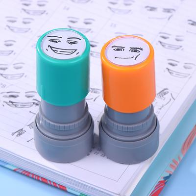 Characters Funny Expressions Photosensitive Seal Peripheral Handbook Stamp Interesting Anime Action Series Children Toys
