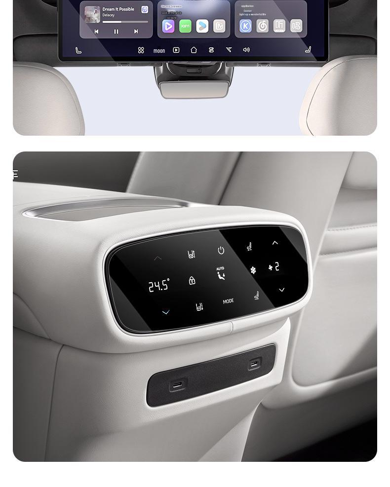 Deep Blue S09 Navigation Screen Protective Tempered Film for Car Interior Decoration