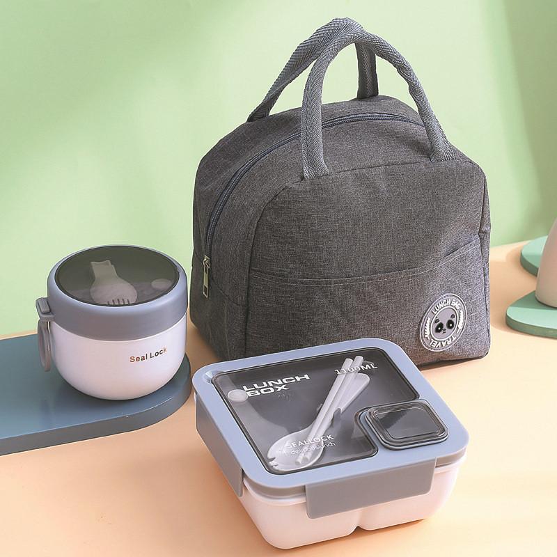 Nordic Style Microwave Safe Bento Box For Students And Office Use
