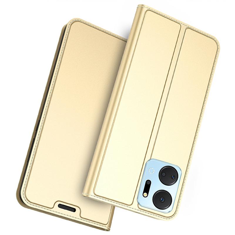 For Honor X7a 4G Card Slot Phone Cover Book Style PU Leather Stand Phone Case
