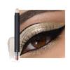 Hxssll Shimmer Eyeshadow Stick - Pearl White Dual End Creamy Compatible [Compatible] Pencil Smudger Built-in Soft Glide 01