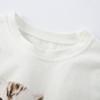 Trade Children's Clothing for Girls, Milky White Kitten Design, 2025 Autumn New Round Neck Pullover Children's Top, Spring and Autumn New Style