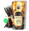 10 GOURMET BOURBON VANILLA PODS from Madagascar 14/16 Cm Fresh Pods Long Shelf Life, Without Artificial Flavors