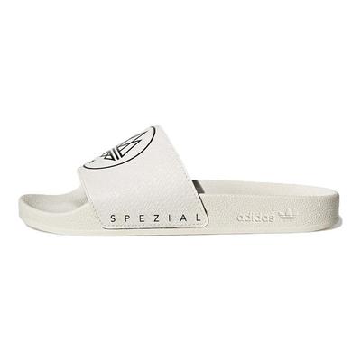 Klapki Adilette SPZL Białe Kredowe Unisex Sneakers Kremowe Rdzeń-Czarne GW8793