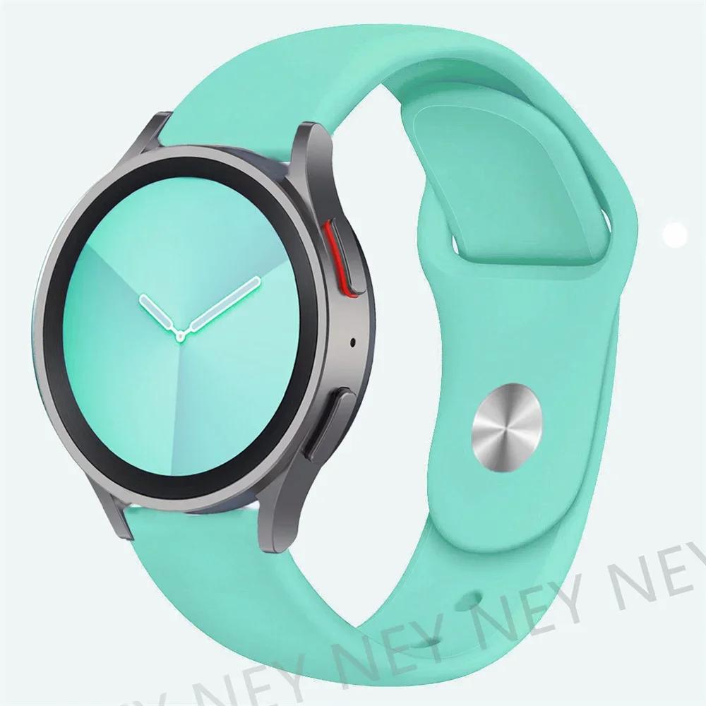 Silicone Strap For Samsung Galaxy Watch 6/5/5 pro/4/Classic/Active 2/Gear S3 20mm 22mm Sport Bracelet Huawei GT 2/e/3/4 Pro Band