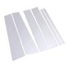 6Pcs Pillar Post Cover Trim Mirrored Finish Weather Resistant Easy Installation Pillar Post Trim for   2004 to 2015