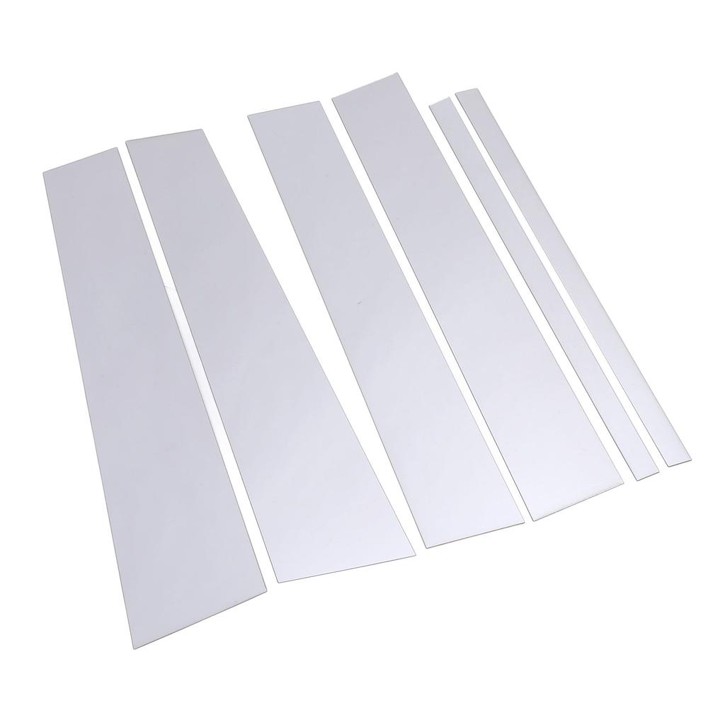 6Pcs Pillar Post Cover Trim Mirrored Finish Weather Resistant Easy Installation Pillar Post Trim for   2004 to 2015