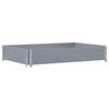 Planter Box Gray 120x80 Cm Solid Pine Wood