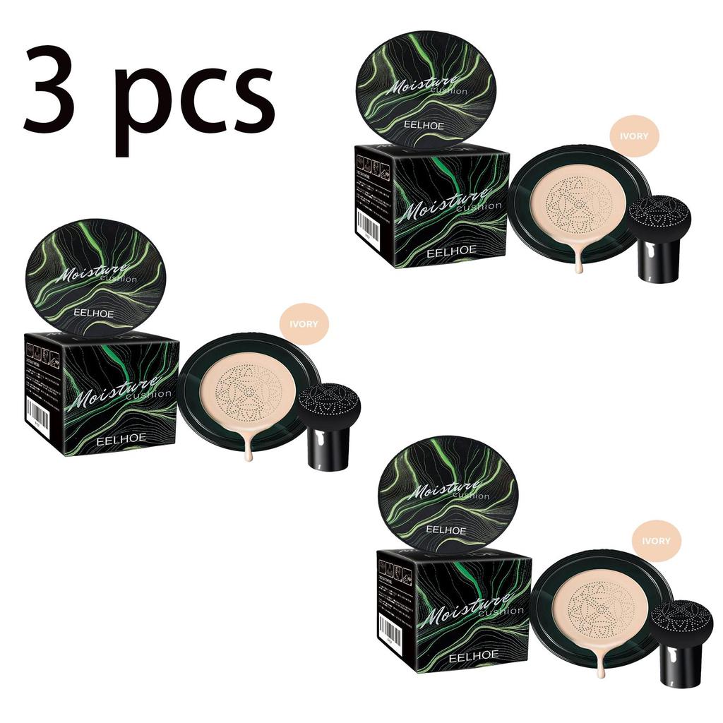 EELHOE Pilzkopfkissen Natürliche BB-Creme (Elfenbeinweiß), wasserfest, kaschiert Hautunreinheiten, natürliche Foundation für einen makellosen Gesichtsausdruck