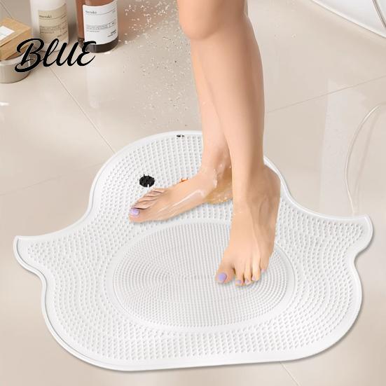 Health Feet Care Silicone Safe Little Yellow Rub Mat Tool Foot Duck Design Anti-Slip Suction
