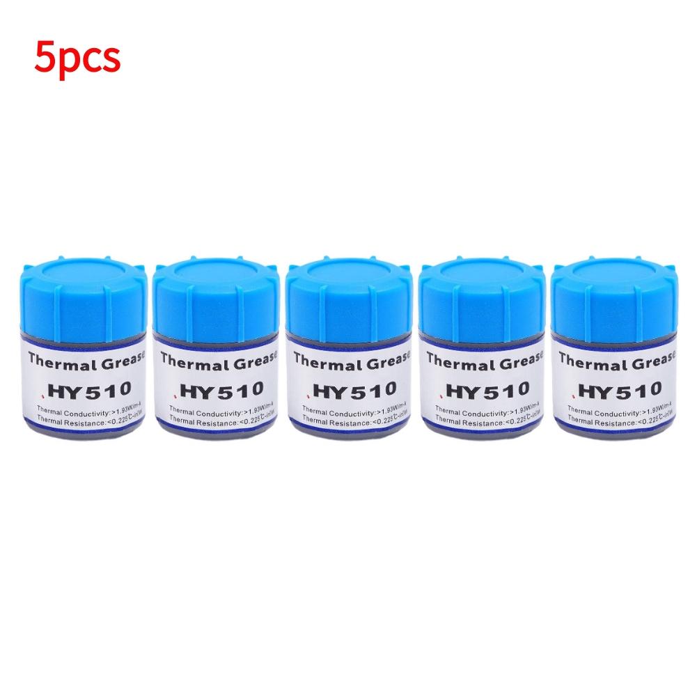 1/-10pcs 10g HY510 Silicone Thermal Paste CPU Thermal Paste For Conductive Grease Heatsink CPU GPU Chipset Notebook Cooling