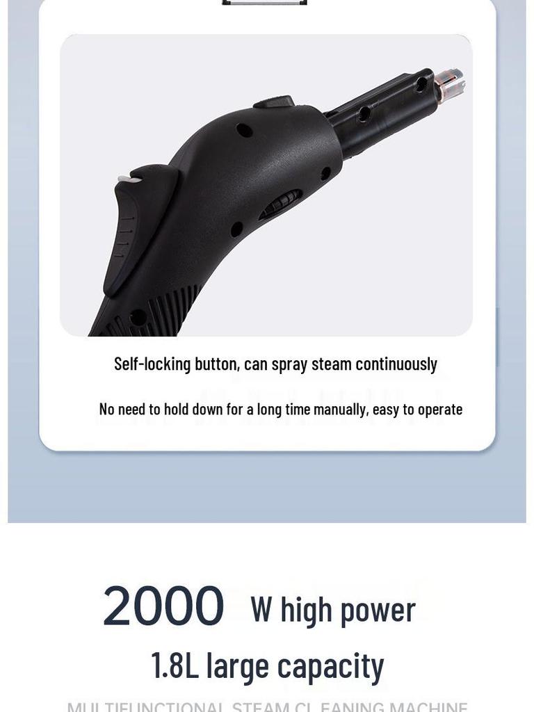 High-Temperature Steam Cleaner for Home, Auto Use, Formaldehyde Removal, & European/American Standards