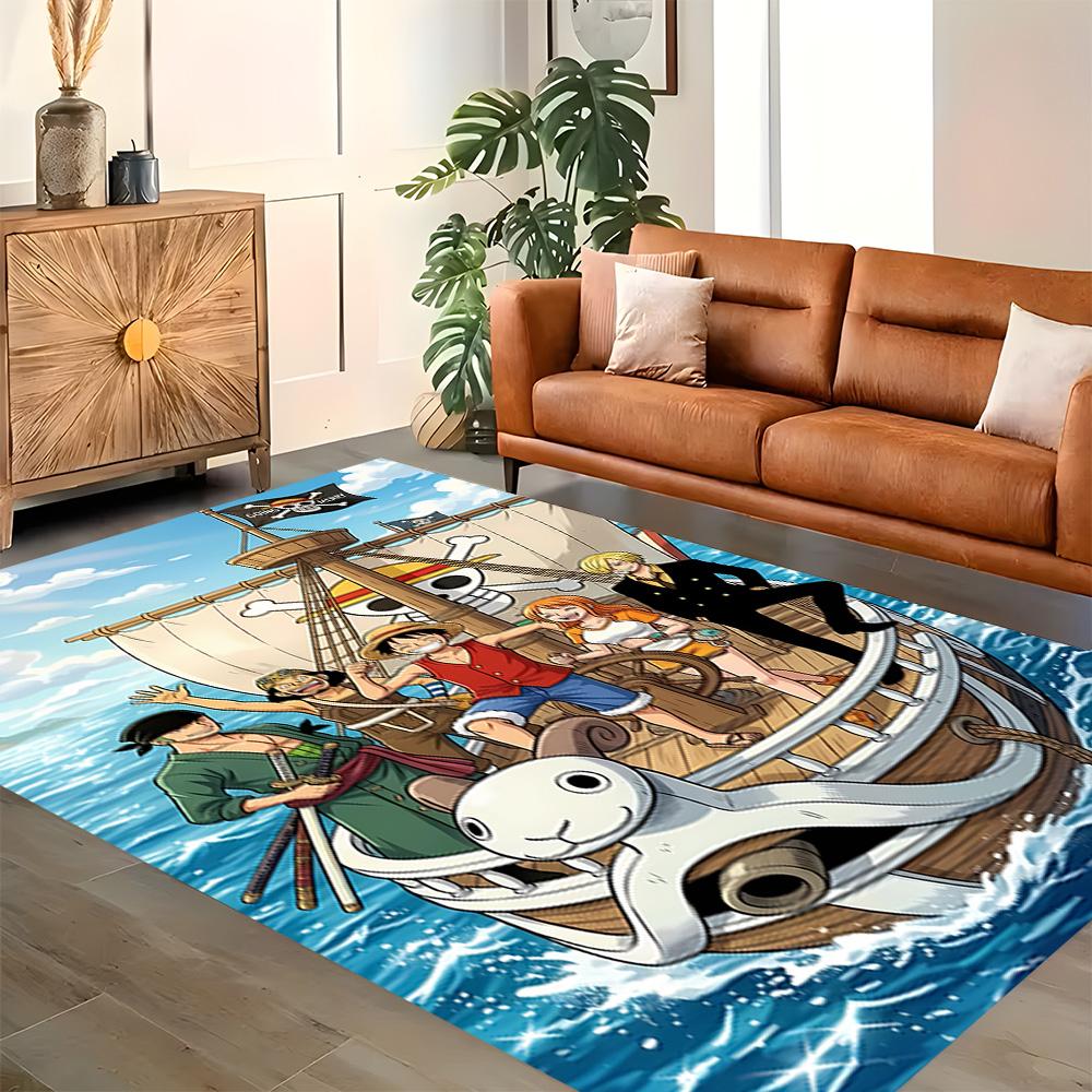 One Piece Adventure for Living Room Rug, Bedroom, Study Room, Hallway Decoration, Perfect for Home Decoration or Holiday Gifts