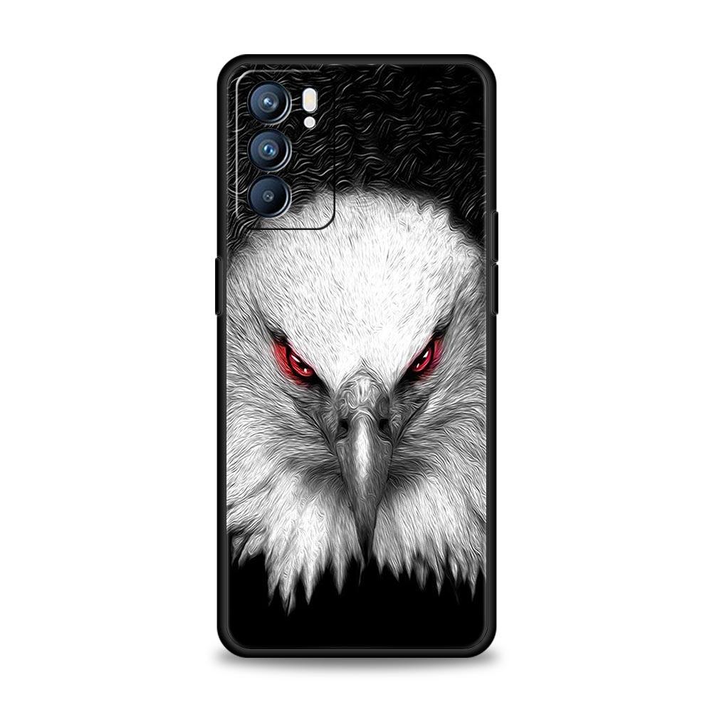 Tiger Lion Leopard Phone Case For Oppo A54 A53 A52 A9 2020 A15 A95 A16 A76 A74 A12 Find X5 Reno7 SE Reno6 Pro Plus 5G Soft Cover