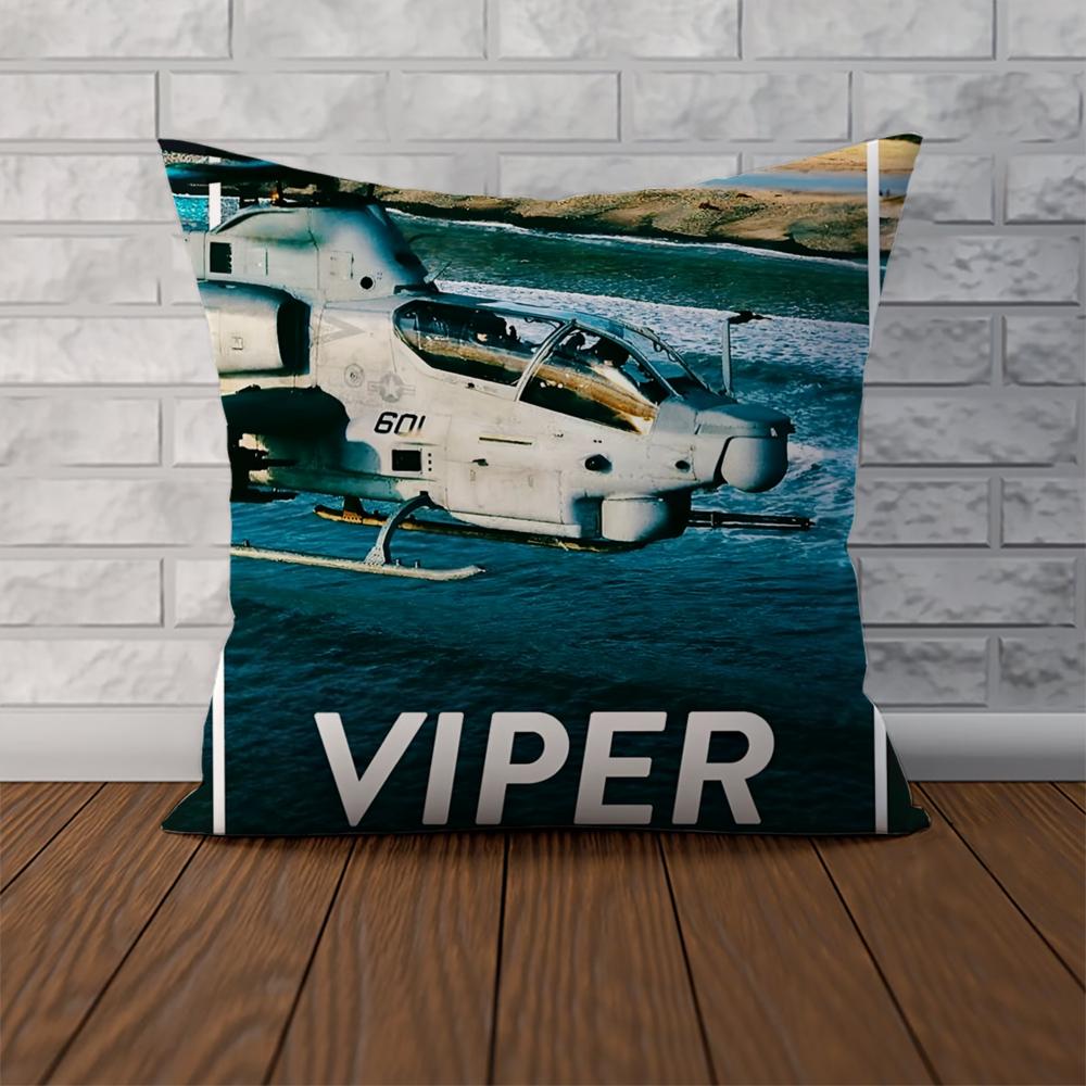 Modern Fighter Jets Cool Pillow Case For Car Sofa Decorative Home Double-sided Print Plush Square Throw Pillow Cushion Cover