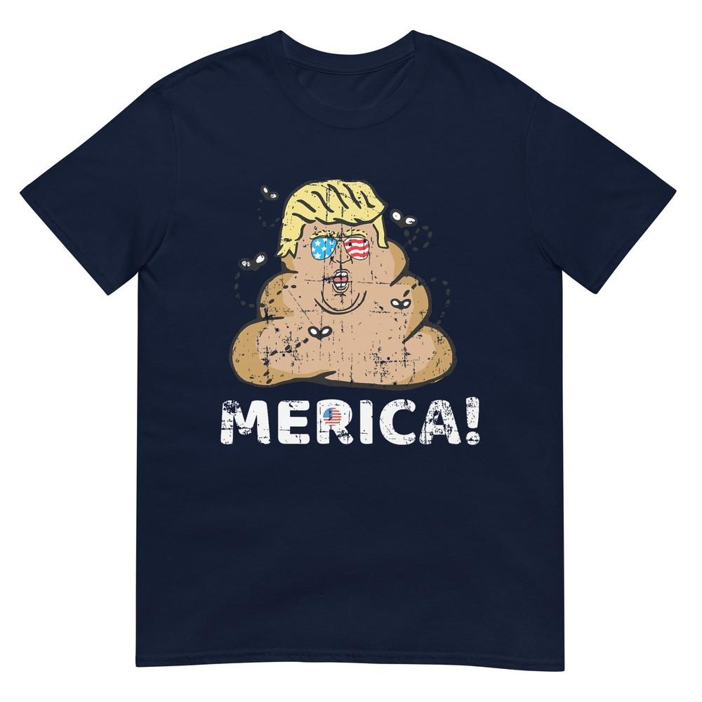 Trump Merica Funny T Shirt Anti Trump 4th Of July Tee Tshirt For Unisex Unisex S