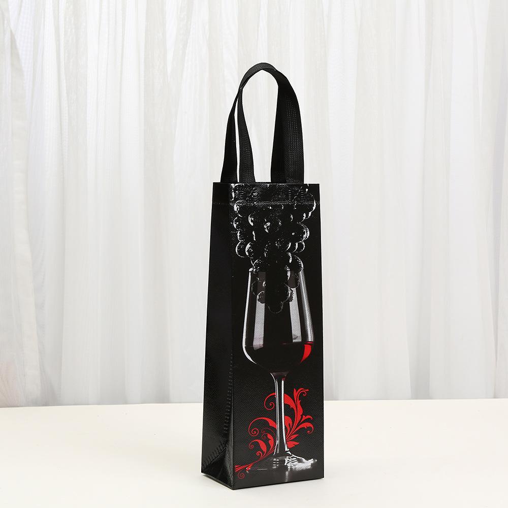 StoBag Wine Bottle Bags Luxury Designer Bags Gift Wrapping Bags Non Woven Packaging Bags for Sweets Reusable Tote for Party