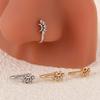 Wind-Free Punching U-Shaped Nose Clip Niche Simple Design Nose Ring High-End Zircon Nose Jewelry