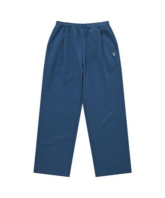 C Logo Semi-Wide Sweatpants Dark Blue
