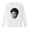 Vintage Black White Funny Classic Comedy Actor Portrait Print Casual T Shirt Vintage Washed Graphic Stretched Streetwear