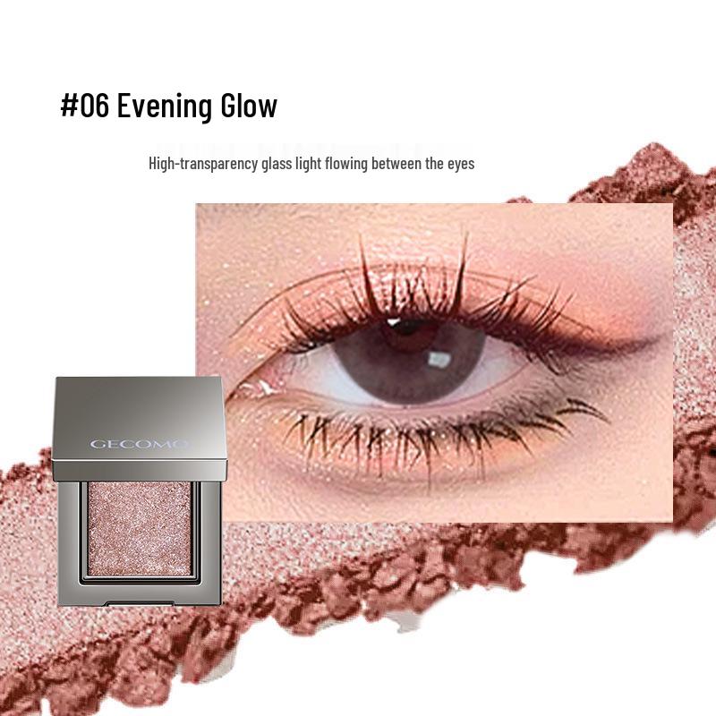 Manwan Select Dreamland Einzelner schimmernder Lidschatten-Palette - Langanhaltend, Aufhellend, Feiner Glitzer, Nicht absetzend.