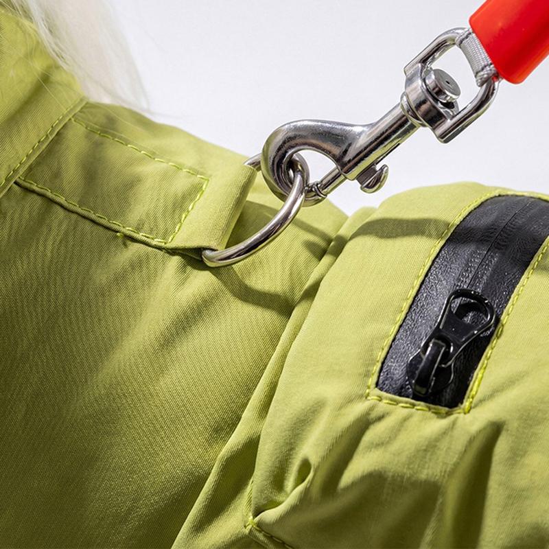 Popular Dog Raincoat Small And Medium-sized Dog Rainy Day Outdoor Clothes Teddy All Inclusive Waterproof Four Legged Clothes
