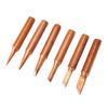 6pc Lead-Soldering Solder Iron Tips 900M-T For 936 937 938 969 8586 852D P#