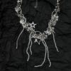 Five-pointed Star Fashion Design Necklace Advanced Sense Star Original Style Simple Necklace Collar Chain Jewelry Gift