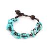 Adjustable Length Braided Bracelet Braided Design Ankle Chain Crushed Stone Bracelet  Gift Giving
