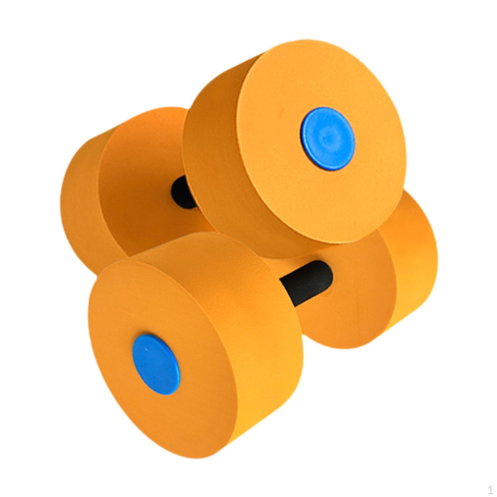Гантели для водных упражнений EVA Float Dumbbell Легкие взрослые, профессиональные, для аквааэробики Orange