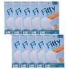 Bulk Fitty Style Fit Plus 3D White Regular 7 Sheets per Pack Purchase Size, (10-Pack)
