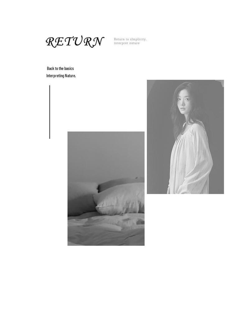 Caini Damska bawełniana koszula nocna z długim rękawem i wkładką na biust - Bardzo długa, luźny krój na wiosnę i jesień