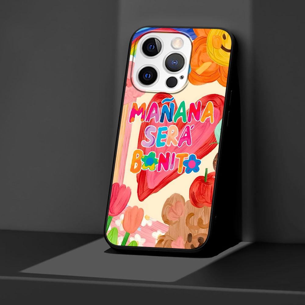 Karol G Manana Sera Bonito Case for Apple iPhone 14 11 16 Plus X XS 13 12 Mini XR 15 Pro Max Silicone Black Soft Phone Cover