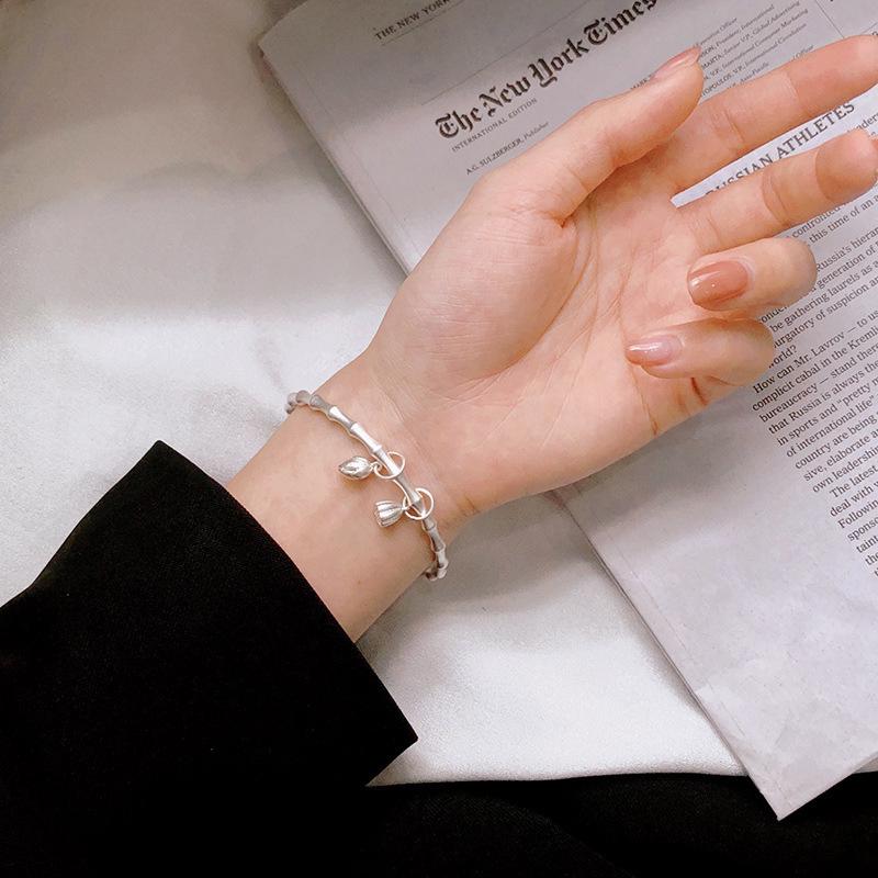 Freude zweier Leben: Elegantes Bambusgelenk-Armband - Antiker Chinesischer Stil, Perfektes Geschenk für eine Freundin oder beste Freundin
