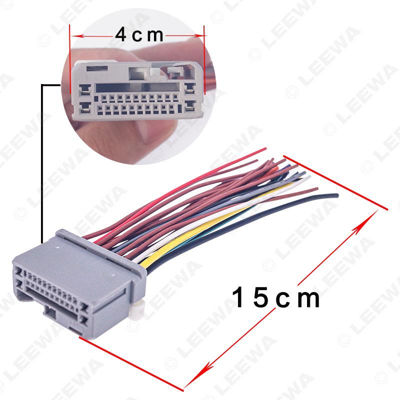 Compatible Honda Civic Accord CRV CD Modification Wiring Adapter for Power and Speaker Connections
