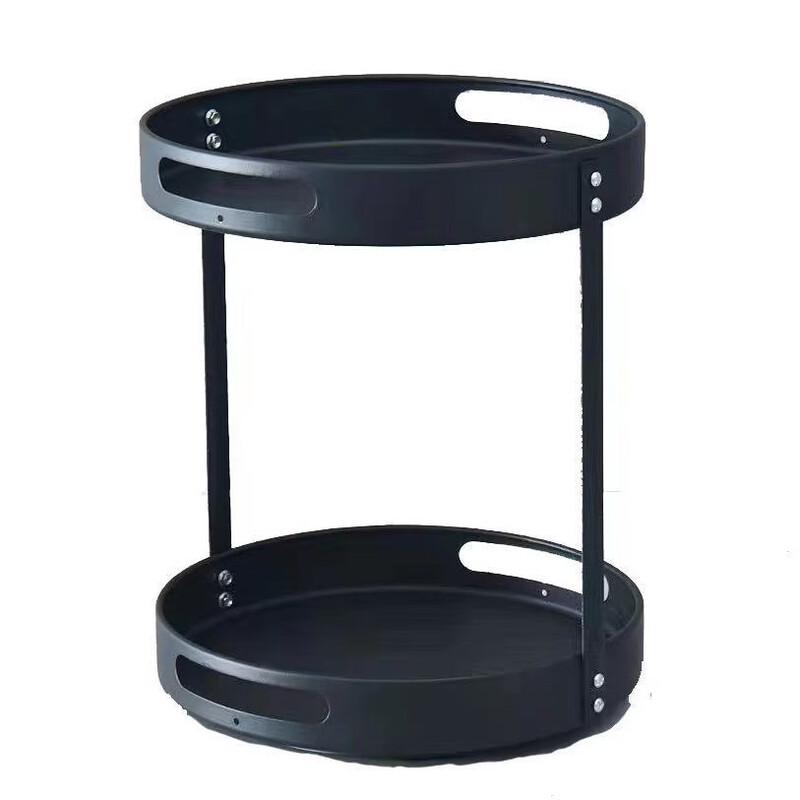 Rotating Double-Layer Kitchen Spice Rack