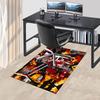 1PC Firefighter Firetruck Non-Slip Floor Carpet Compatible for Office&Living Room&Bedroom&Dining room - Flat- Soft & Pattern, Vibrant Colors-W248
