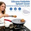 Food Grade Oil Splash Cover Spill-Proof Silicone Splatter Shield Oil Splatter Guard Cutlet Cooking