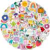 100pcs Kawaii Cute Sticker Vsco Live Aesthetics for Kid Colorful Sticker DIY Laptops Water Bottles Phones Decorative Stickers