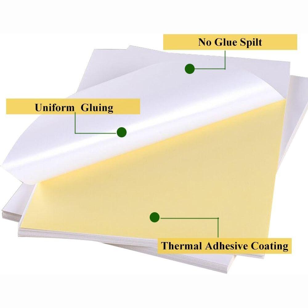A4 Self-Adhesive Paper Writable Paper Sheet New Label Copier  Laser Inkjet Printer