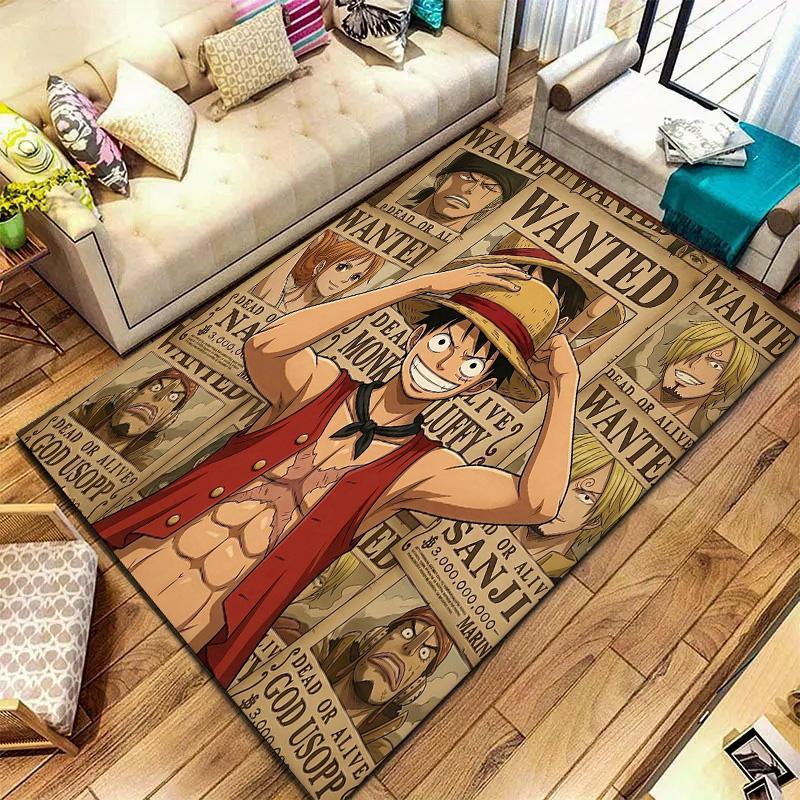 One Piece Art Carpet Rug For Living Room Bedroom Home Sofa Decoration Kids Play Nonslip Floor Mat